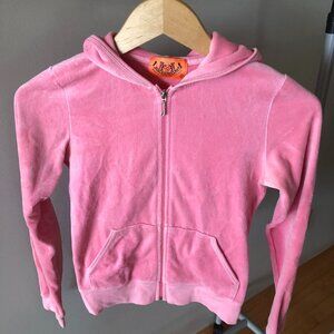 Pink Velour Juicy Couture Hoodie